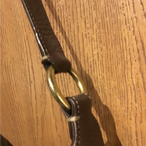 Coach 10210 Hamptons Slim Hobo Shoulder Bag Chocolate Brown Pebbled Leather - Picture 7 of 11